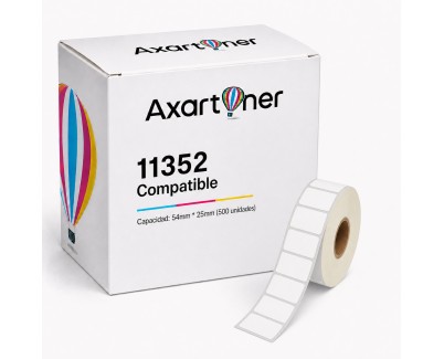 Compatible DYMO LABELWRITER 11352 ETIQUETAS PARA ARCHIVO DE PAPEL TERMICO S0722520 54mm * 25mm (500 unidades)