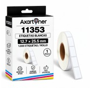 Compatible DYMO LABELWRITER 11353 ETIQUETAS MULTIPROPOSITO DE PAPEL TERMICO S0722530 12.7mm * 25.5mm (1000 unidades)