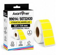 Compatible DYMO LABELWRITER 99014 AMARILLAS ETIQUETAS DE ENVIOS DE PAPEL TERMICO S0722430