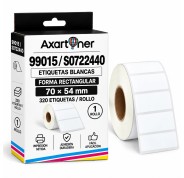 Compatible DYMO LABELWRITER 99015 ETIQUETAS MULTIPROPOSITO DE PAPEL TERMICO S0722440 70mm * 54 mm - 320 unidades