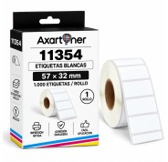 Compatible Dymo LW 11354 Etiquetas Multiusos Autoadhesivas - 57x32mm - 1000 Unidades - Reemplaza S0722540