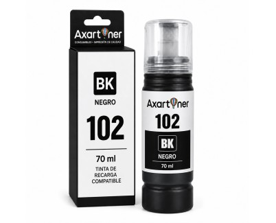 Compatible Epson 102 Botella de Tinta Negro C13T03R140