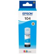 Original Epson 104 Cyan - Botella de Tinta C13T00P240