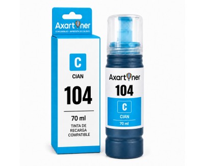 Compatible Epson 104 Botella de Tinta Cyan C13T00P240