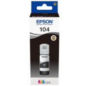 Original Epson 104 Negro - Botella de Tinta C13T00P140