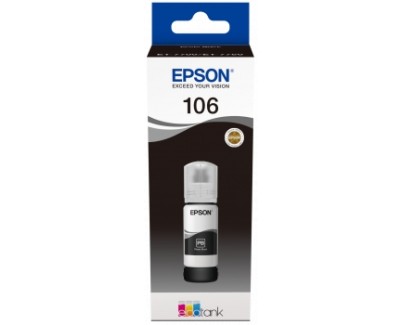 Original Epson 106 Negro Photo - Botella de Tinta C13T00R140