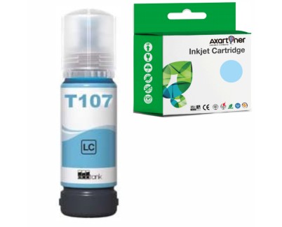 Compatible Epson 107 Cyan Light Botella de Tinta - C13T09B540 para Epson EcoTank ET-18100