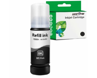 Compatible Epson 114 Negro Botella de Tinta Pigmentada C13T07A140 para EcoTank ET-8500, ET-8550