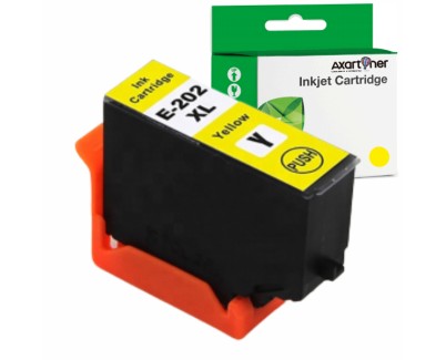 Compatible Epson 202XL Amarillo Cartucho de Tinta C13T02H44010 / C13T02F44010 para XP6000, XP6005, XP6100, XP6105