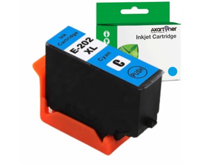 Compatible Epson 202XL Cyan Cartucho de Tinta C13T02H24010 / C13T02F24010 para XP6000, XP6005, XP6100, XP6105