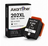 Compatible Epson 202XL Negro Cartucho de Tinta C13T02G14010 / C13T02E14010 para XP6000, XP6005, XP6100, XP6105