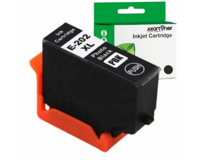 Compatible Epson 202XL Negro Photo Cartucho de Tinta C13T02H14010 / C13T02F14010 para XP6000, XP6005, XP6100, XP6105