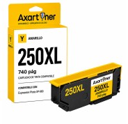 Compatible Epson 250XL / 250 Amarillo Cartucho de Tinta C13T16P44010 / C13T16N44010 para Epson Expression Photo XP-980 / XP980