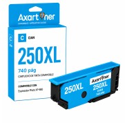 Compatible Epson 250XL / 250 Cyan Cartucho de Tinta C13T16P24010 / C13T16N24010 para Epson Expression Photo XP-980 / XP980