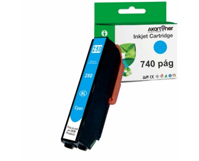 Compatible Epson 250XL / 250 Cyan Cartucho de Tinta C13T16P24010 / C13T16N24010 para Epson Expression Photo XP-980 / XP980