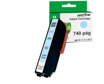 Compatible Epson 250XL / 250 Cyan Light Cartucho de Tinta C13T16P54010 / C13T16N54010 para Epson Expression Photo XP-980 / XP980