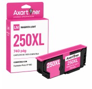 Compatible Epson 250XL / 250 Magenta Light Cartucho de Tinta C13T16P64010 / C13T16N64010 para Epson Expression Photo XP-980 / XP980