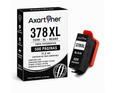 Compatible EPSON 378XL - T3791 / T3781 Negro Cartucho de Tinta C13T37914010 / C13T37814010