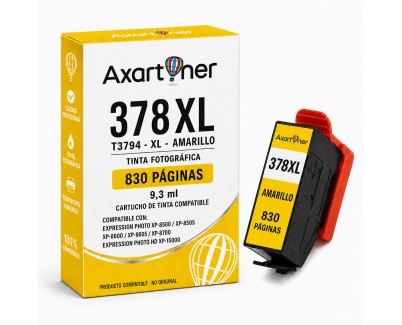 Compatible EPSON 378XL - T3794 / T3784 Amarillo Cartucho de Tinta C13T37944010 / C13T37844010