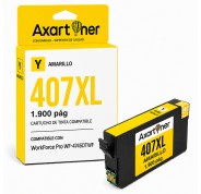 Compatible Epson 407 Amarillo Cartucho de Tinta C13T07U440 para WorkForce Pro WF-4745