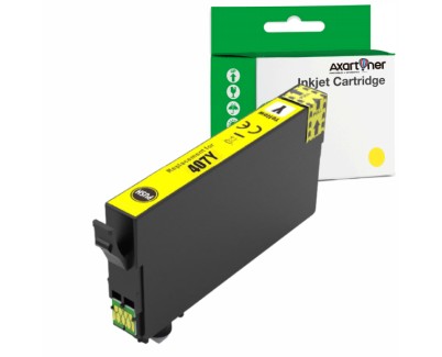 Compatible Epson 407 Amarillo Cartucho de Tinta C13T07U440 para WorkForce Pro WF-4745