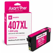 Compatible Epson 407 Magenta Cartucho de Tinta C13T07U340 para WorkForce Pro WF-4745