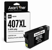 Compatible Epson 407 Negro Cartucho de Tinta C13T07U140 para WorkForce Pro WF4745