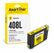 Compatible Epson 408 / 408L XL Amarillo Cartucho de Tinta C13T09K44010 para Epson Workforce Pro WF-C4310DW / WF-C4810DTWF