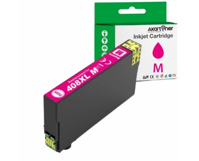 Compatible Epson 408 / 408L XL Magenta Cartucho de Tinta C13T09K34010 para Epson Workforce Pro WF-C4310DW / WF-C4810DTWF