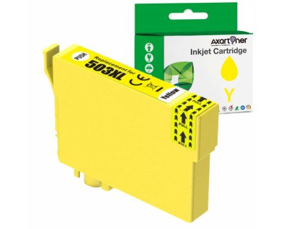 Compatible Epson 503XL Amarillo Cartucho de Tinta C13T09R44010 para Epson Expression Home XP-5200, XP-5205, WorkForce WF-2960DWF,  WorkForce WF-2965DWF