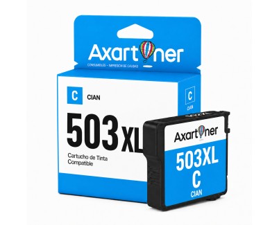 Compatible Epson 503XL Cyan Cartucho de Tinta C13T09R24010 para Epson Expression Home XP-5200, XP-5205, WorkForce WF-2960DWF,  WorkForce WF-2965DWF