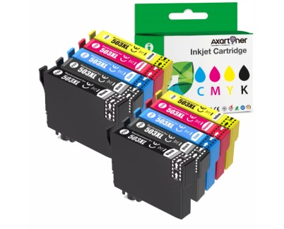 Compatible Epson 503XL Pack de 10 Cartuchos de Tinta C13T09R64010 para Epson Expression Home XP-5200, XP-5205, WorkForce WF-2960DWF,  WorkForce WF-2965DWF