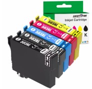 Compatible Epson 503XL Pack de 5 Cartuchos de Tinta C13T09R64010 para Epson Expression Home XP-5200, XP-5205, WorkForce WF-2960DWF,  WorkForce WF-2965DWF