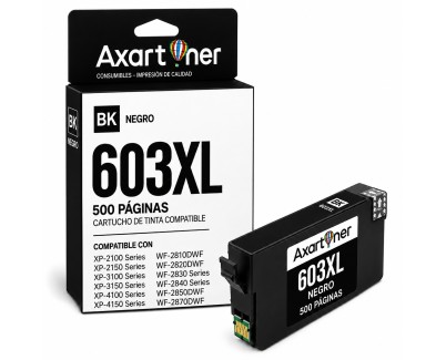Compatible Epson 603XL Negro Cartucho de Tinta C13T03A14010 / C13T03U14010