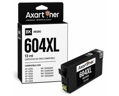 Compatible Epson 604XL Negro Cartucho de Tinta C13T10H14010 / C13T10G14010 para XP2200, XP2205, XP3200, XP4200, XP4205, WF2910, WF2930, WF2935, WF2950