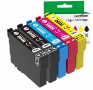 Compatible Epson 604XL Pack de 5 Cartuchos de Tinta C13T10H64010 para XP2200, XP2205, XP3200, XP4200, XP4205, WF2910, WF2930, WF2935, WF2950