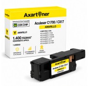 Compatible Epson Aculaser C1700 / C1750 / CX17 Amarillo Cartucho de Toner C13S050611