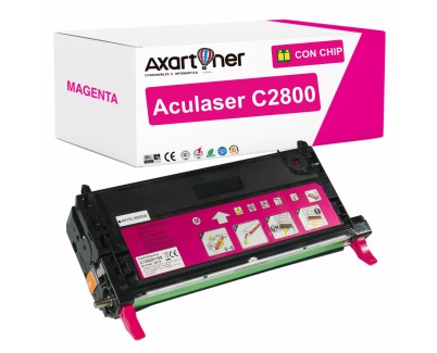 Compatible Epson Aculaser C2800 Magenta Cartucho de Toner C13S051159