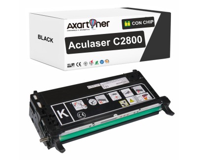 Compatible Epson Aculaser C2800 Negro Cartucho de Toner C13S051161
