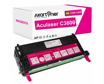 Compatible Epson Aculaser C3800 Magenta Cartucho de Toner C13S051125