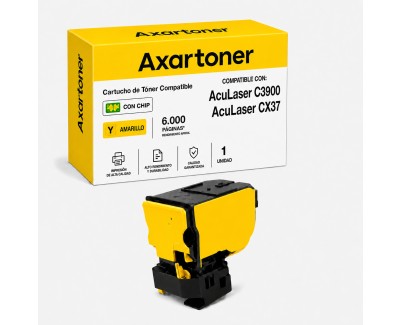 Compatible Epson Aculaser C3900 / CX37 Amarillo Cartucho de Toner C13S050590