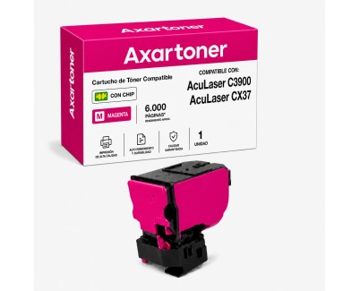 Compatible Epson Aculaser C3900 / CX37 Magenta Cartucho de Toner C13S050591