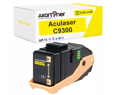 Compatible Epson Aculaser C9300 Amarillo Cartucho de Toner C13S050602