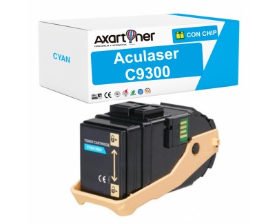 Compatible Epson Aculaser C9300 Cyan Cartucho de Toner C13S050604
