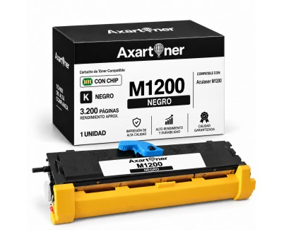 Compatible Epson Aculaser M1200 Negro Cartucho de Toner C13S050521 / C13S050522