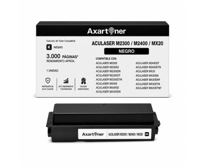 Compatible Epson Aculaser M2300 / M2400 / MX20 Negro Cartucho de Toner C13S050583