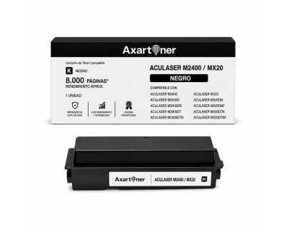 Compatible Epson Aculaser M2400 / MX20 Negro Cartucho de Toner C13S050582 / C13S050584