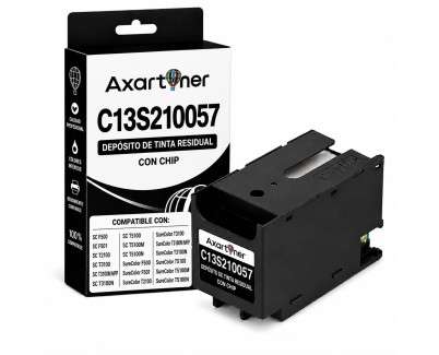 Compatible Epson C13S210057 Tanque de Mantenimiento para SureColor SC-T2100, SC-T3100, SC-T5100, SC-F500, SC-F501, SC-F530, SC-F531, SC-F560