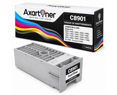 Compatible Epson C8901 / C12C890191 Tanque de Mantenimiento para Stylus Pro 4000 4800 4880 7400 7600 7800 7880 9400 9600 9800 9880