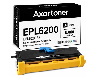 Compatible Epson EPL6200 Negro Cartucho de Toner C13S050166 EPL-6200